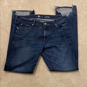 7FAM Men's Blue Jeans